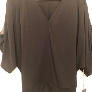 new blouse in good condition black color